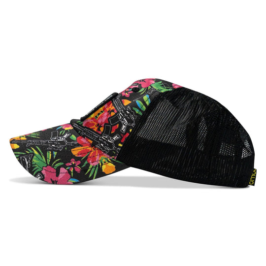 One Revolver Surfboards - Pray Hard. Lift Heavy. Stay Deadly. Patch Tactical Ripstop Mesh Snapback Hat HEADWEAR