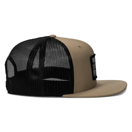 One Revolver Surfboards - Pray Hard. Lift Heavy. Stay Deadly. Flat Bill SnapBack Hat HEADWEAR