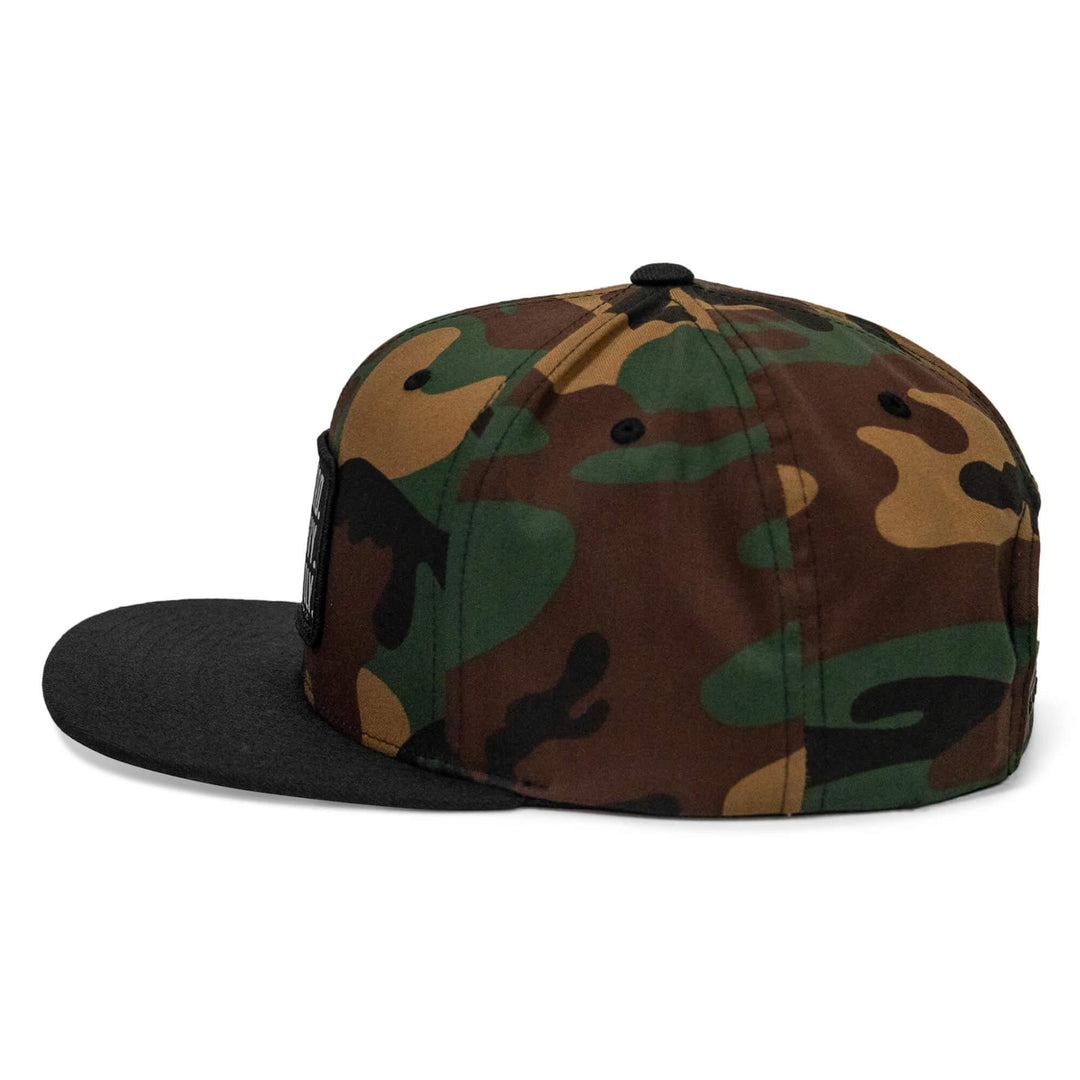 One Revolver Surfboards - Pray Hard. Lift Heavy. Stay Deadly. Flat Bill SnapBack Hat HEADWEAR
