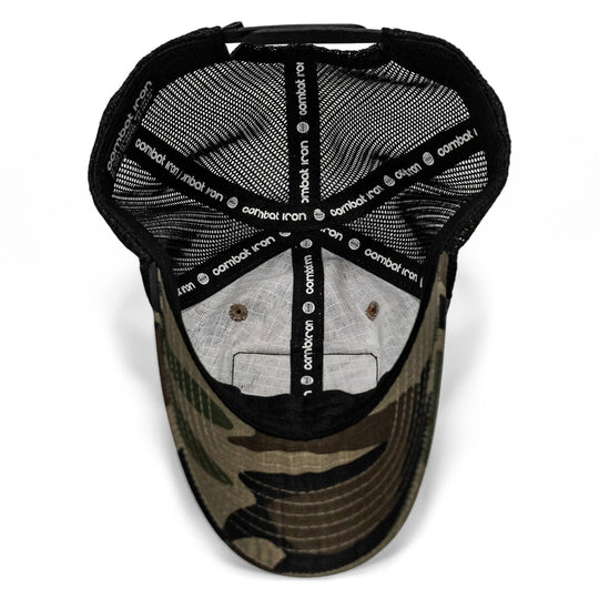 One Revolver Surfboards - Pray Hard. Lift Heavy. Stay Deadly. Patch Tactical Ripstop Mesh Snapback Hat HEADWEAR