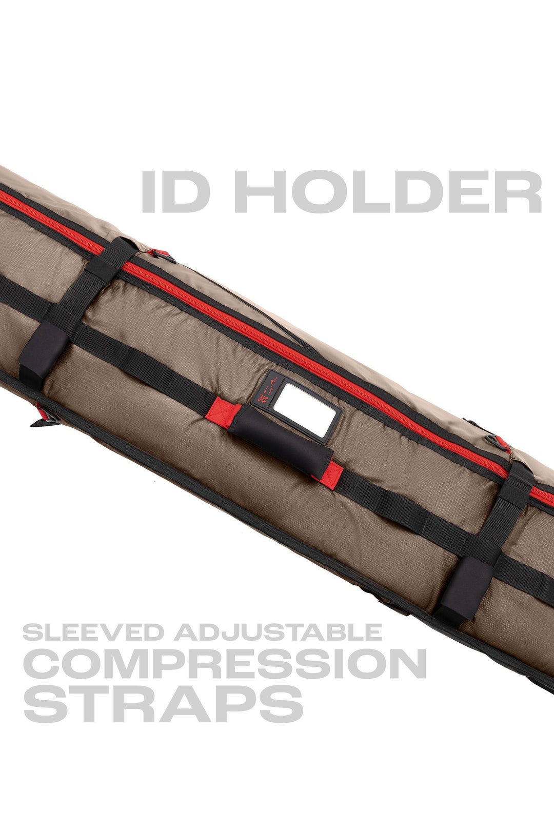 Wheeled JJF 4 Board Travel Bag - Coyote - One Revolver Surfboards