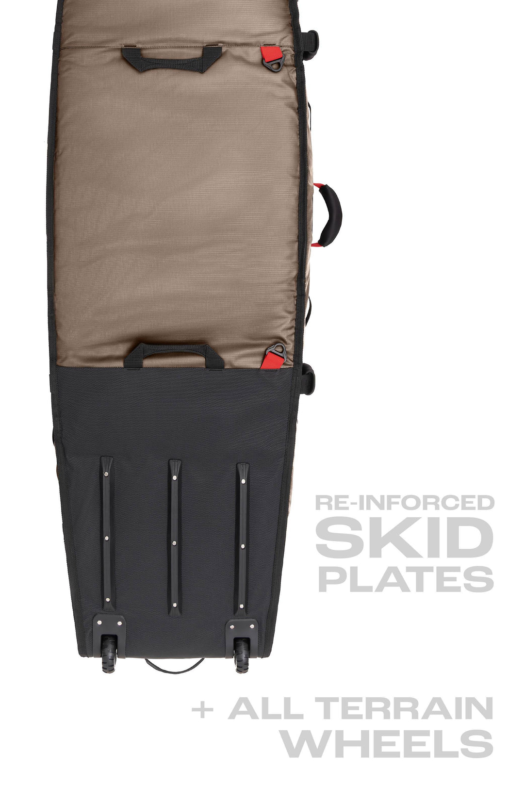 Wheeled JJF 4 Board Travel Bag - Coyote - One Revolver Surfboards