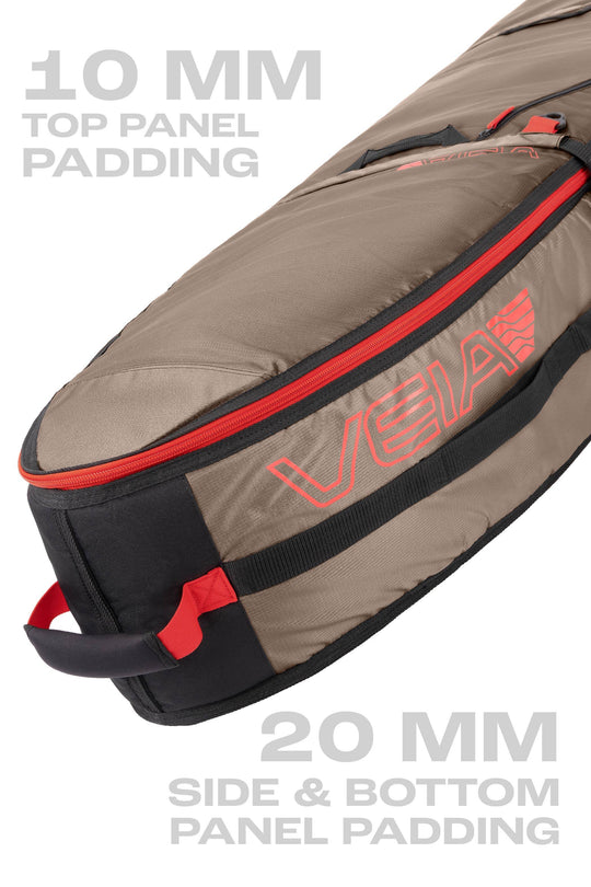 Wheeled JJF 4 Board Travel Bag - Coyote - One Revolver Surfboards