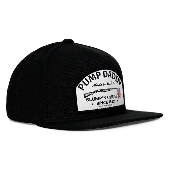 Pump Daddy Original Patch Flat Bill SnapBack Hat - One Revolver Surfboards