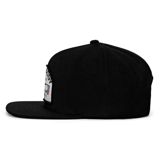 Pump Daddy Original Patch Flat Bill SnapBack Hat - One Revolver Surfboards