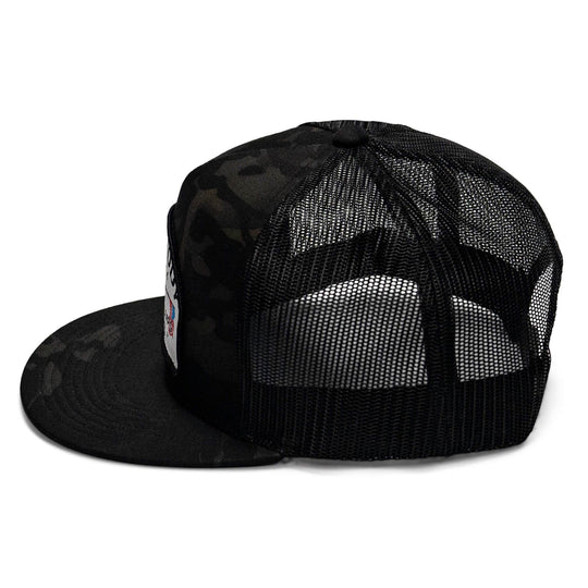 Pump Daddy Original Patch Flat Bill SnapBack Hat - One Revolver Surfboards