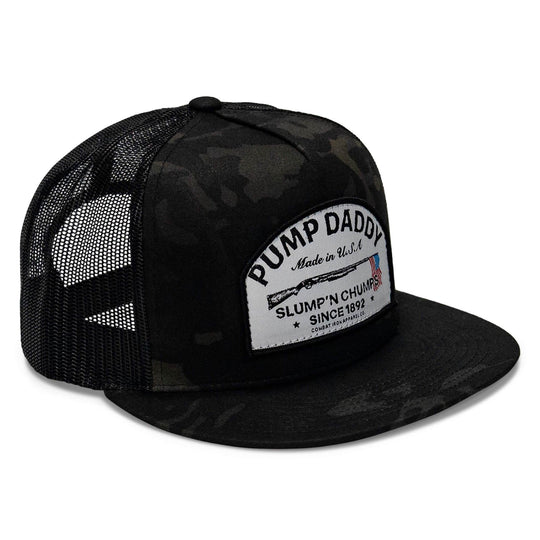 Pump Daddy Original Patch Flat Bill SnapBack Hat - One Revolver Surfboards