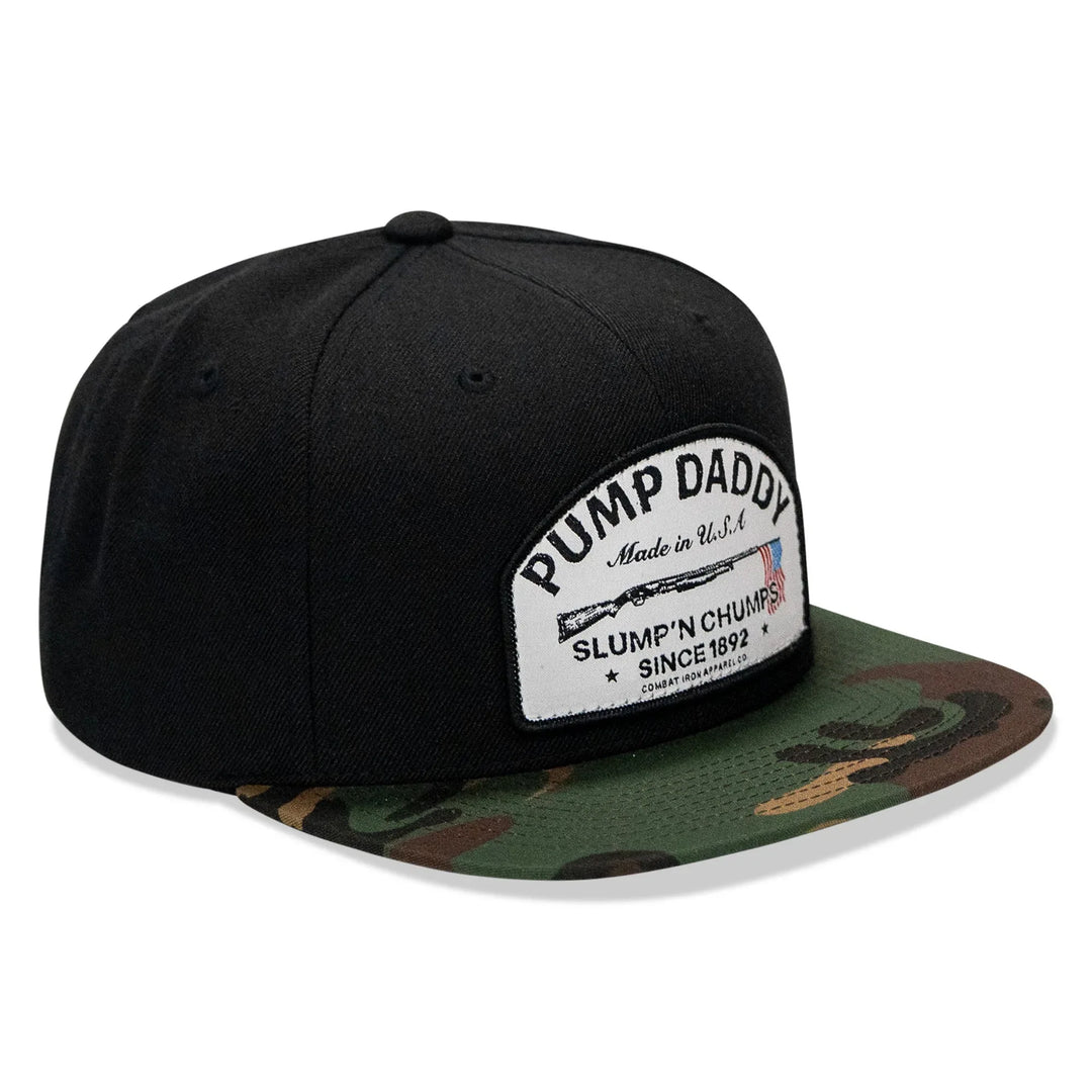 PUMPDADDY-WOODLANDBDU_BLACKFLATBILLSNAPBACK_3 - One Revolver Surfboards