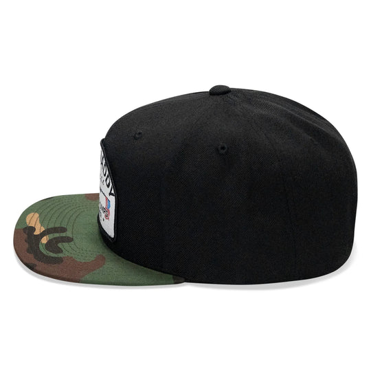 PUMPDADDY-WOODLANDBDU_BLACKFLATBILLSNAPBACK_4 - One Revolver Surfboards