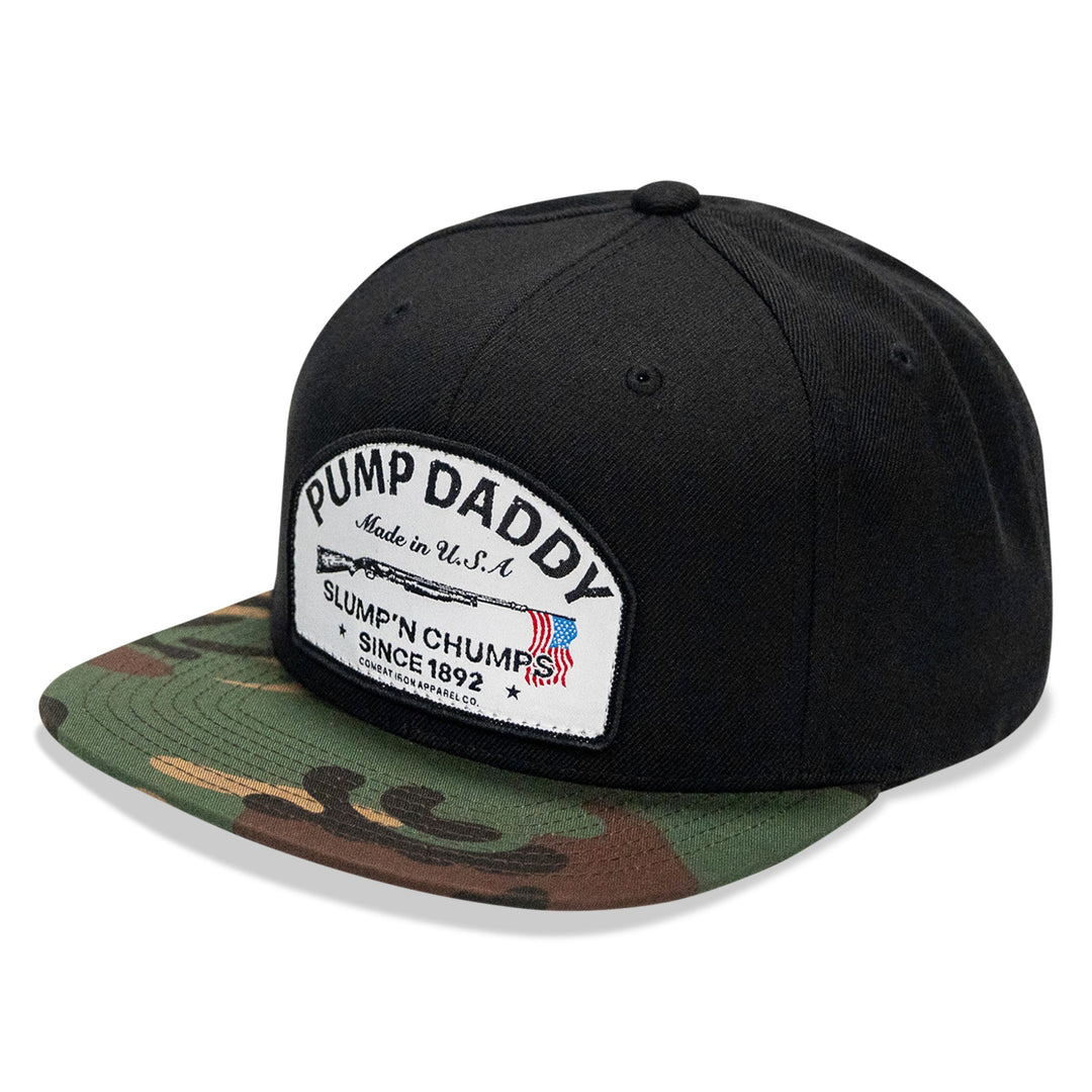 One Revolver Surfboards - Pump Daddy Original Patch Flat Bill SnapBack Hat HEADWEAR