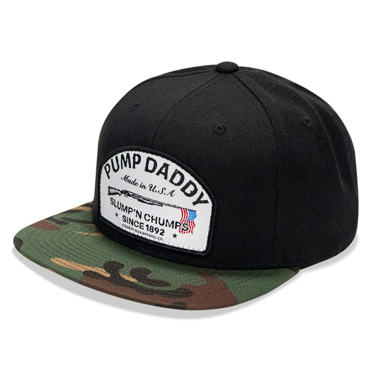 One Revolver Surfboards - Pump Daddy Original Patch Flat Bill SnapBack Hat HEADWEAR