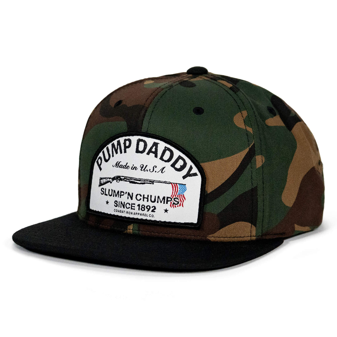 One Revolver Surfboards - Pump Daddy Original Patch Flat Bill SnapBack Hat HEADWEAR