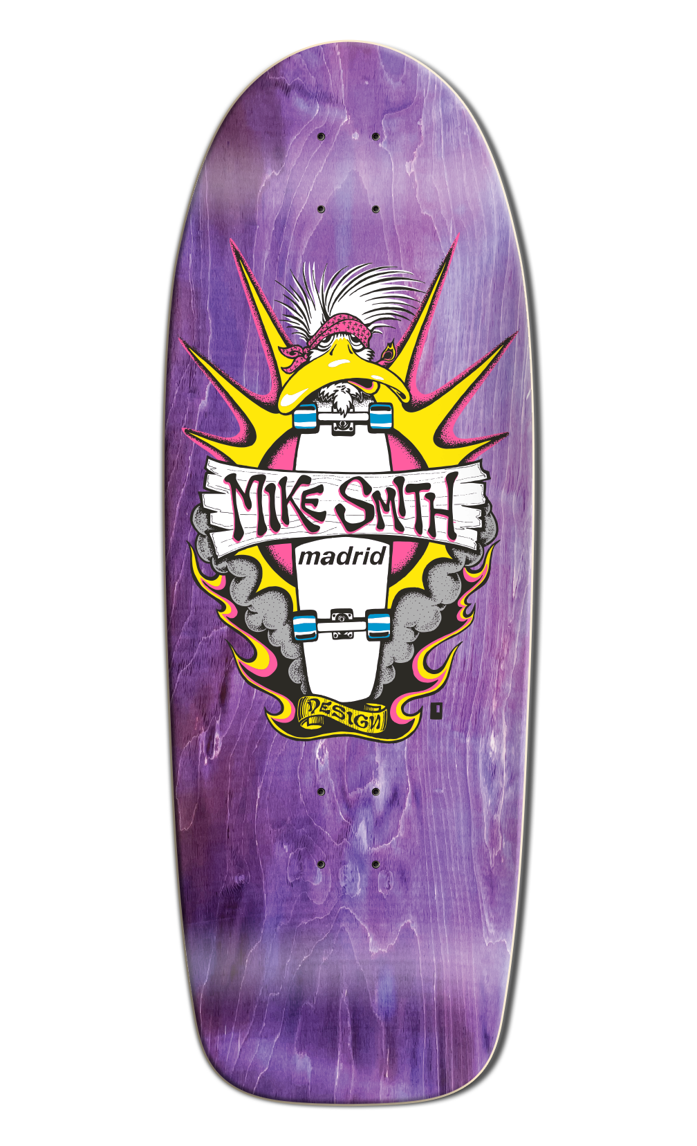 Madrid Mike Smith Duck Purple Stain Ultra LTD 10.75" Skateboard Deck - One Revolver Surfboards