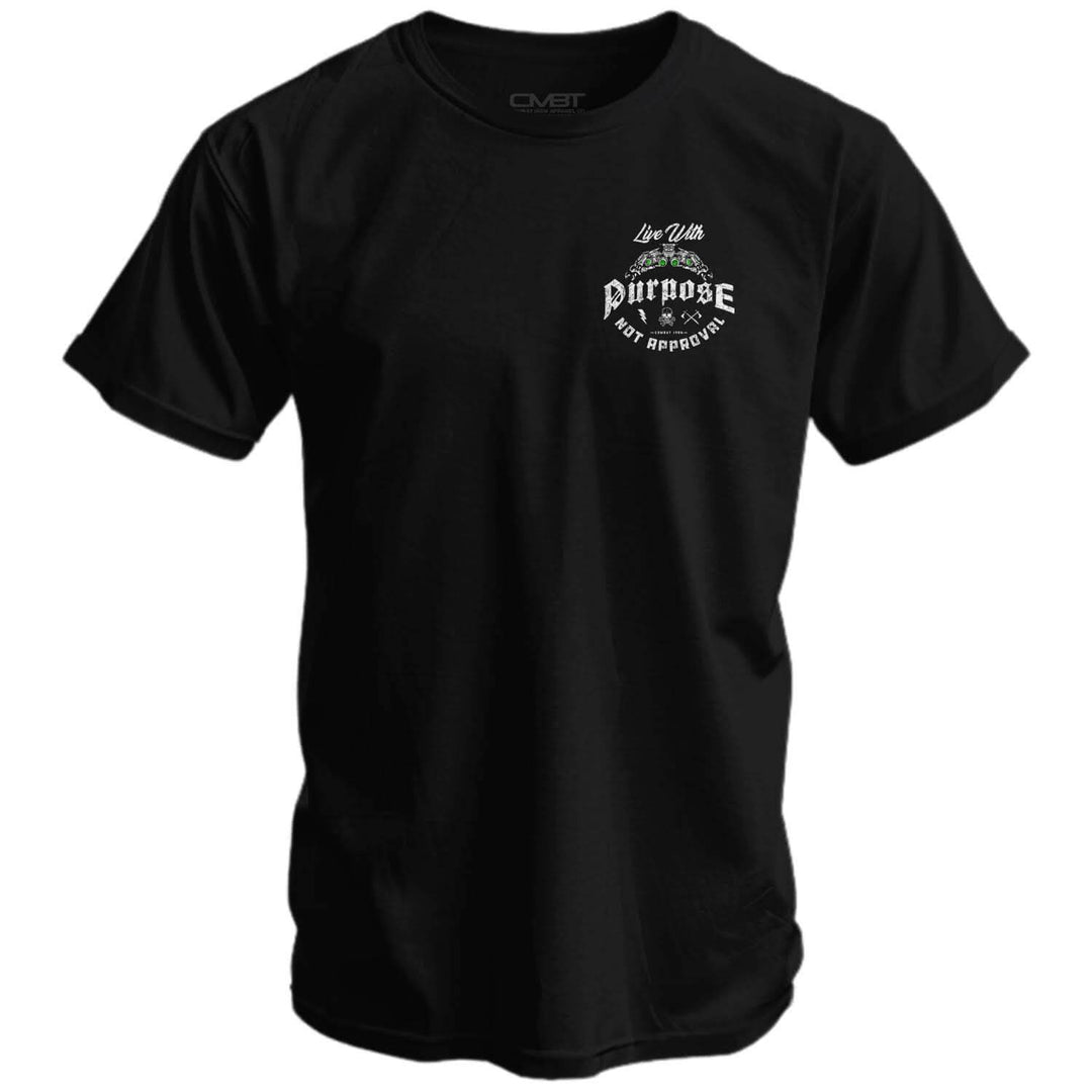 Live With Purpose. Not Approval Men's T-Shirt - One Revolver Surfboards