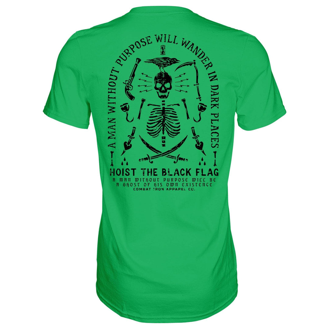 Hoist the Black Flag Skull & Bones Men's T-Shirt - One Revolver Surfboards