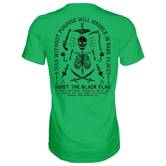 Hoist the Black Flag Skull & Bones Men's T-Shirt - One Revolver Surfboards