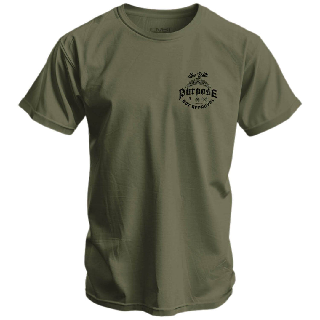 Live With Purpose. Not Approval Men's T-Shirt - One Revolver Surfboards