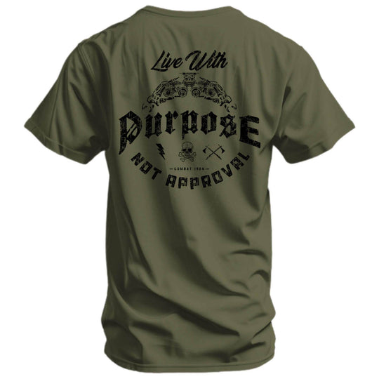 Live With Purpose. Not Approval Men's T-Shirt - One Revolver Surfboards