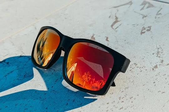One Revolver Surfboards - Big Kahuna XL - Matte Black - Red Sunset Polarized Big Kahuna