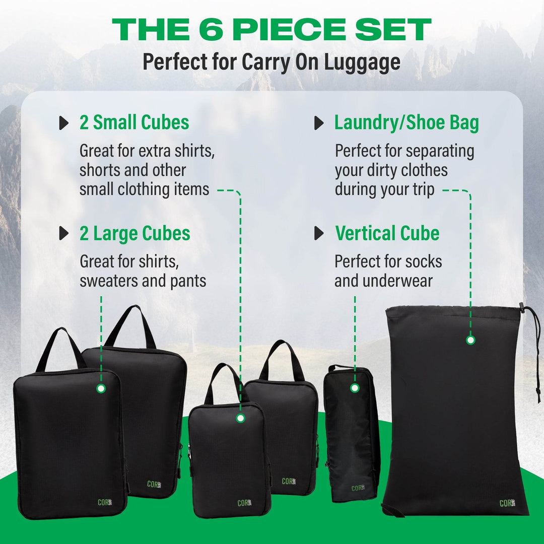 Compression Packing Cube Set - Accessories - One Revolver Surfboards