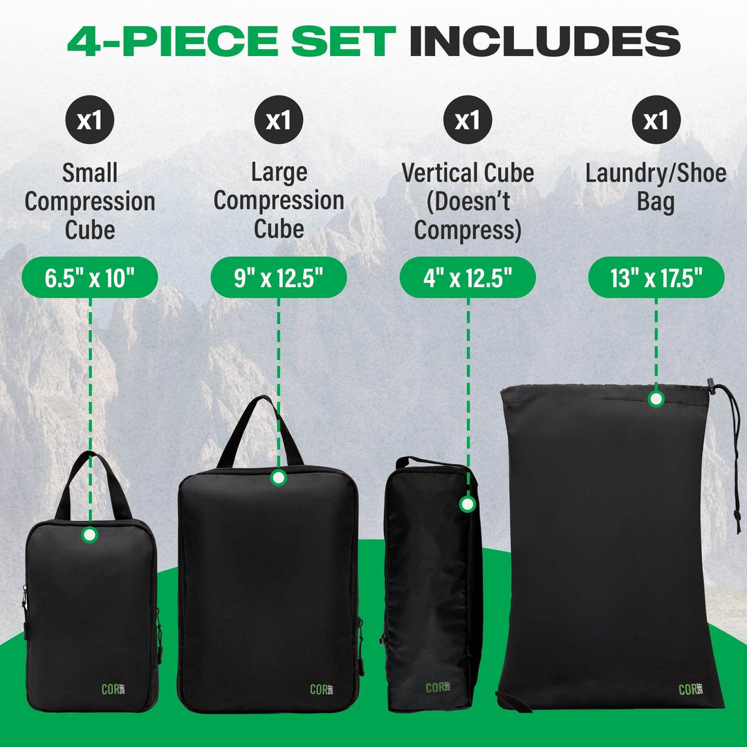 Compression Packing Cube Set - One Revolver Surfboards
