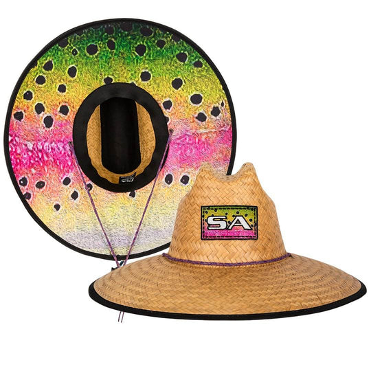 Palms Under Brim Straw Hat - One Revolver Surfboards