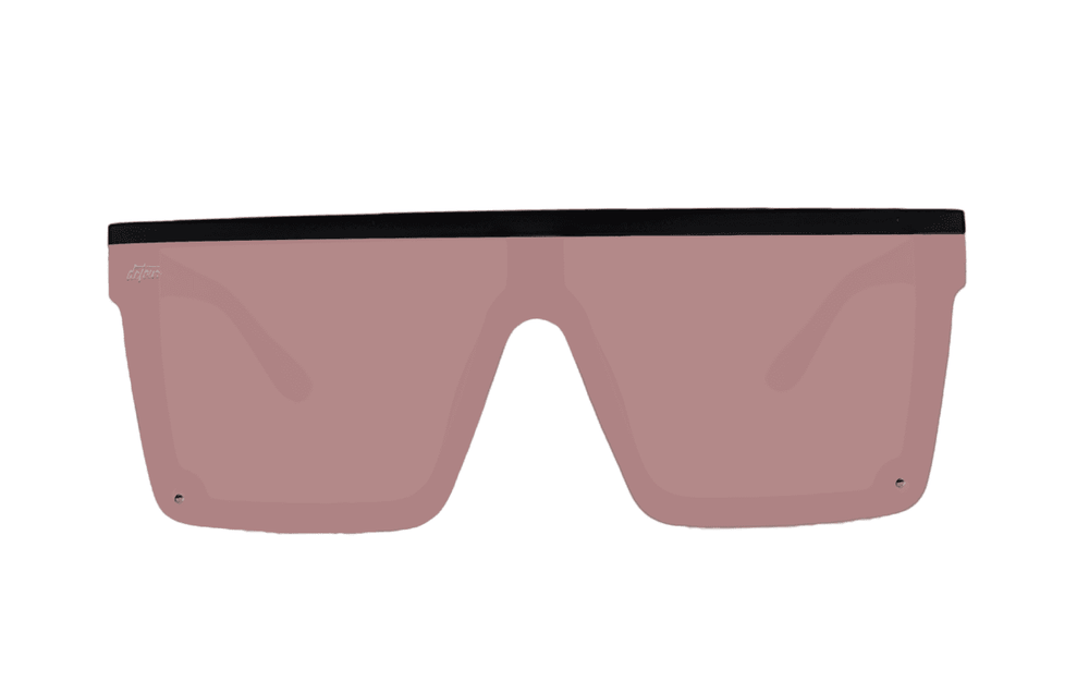Tidal Wave - Matte Black - Rose Quartz Pink Lens Polarized - One Revolver Surfboards