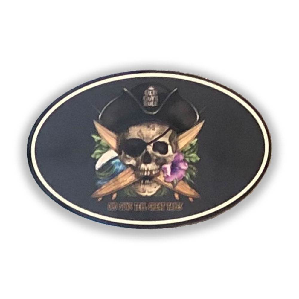 Pirate Skull Magnet - One Revolver Surfboards