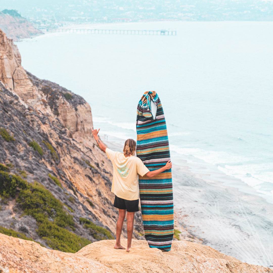 Blue Beacons Povoa Surfboard Bag - Handmade Surfboard Bags - One Revolver Surfboards