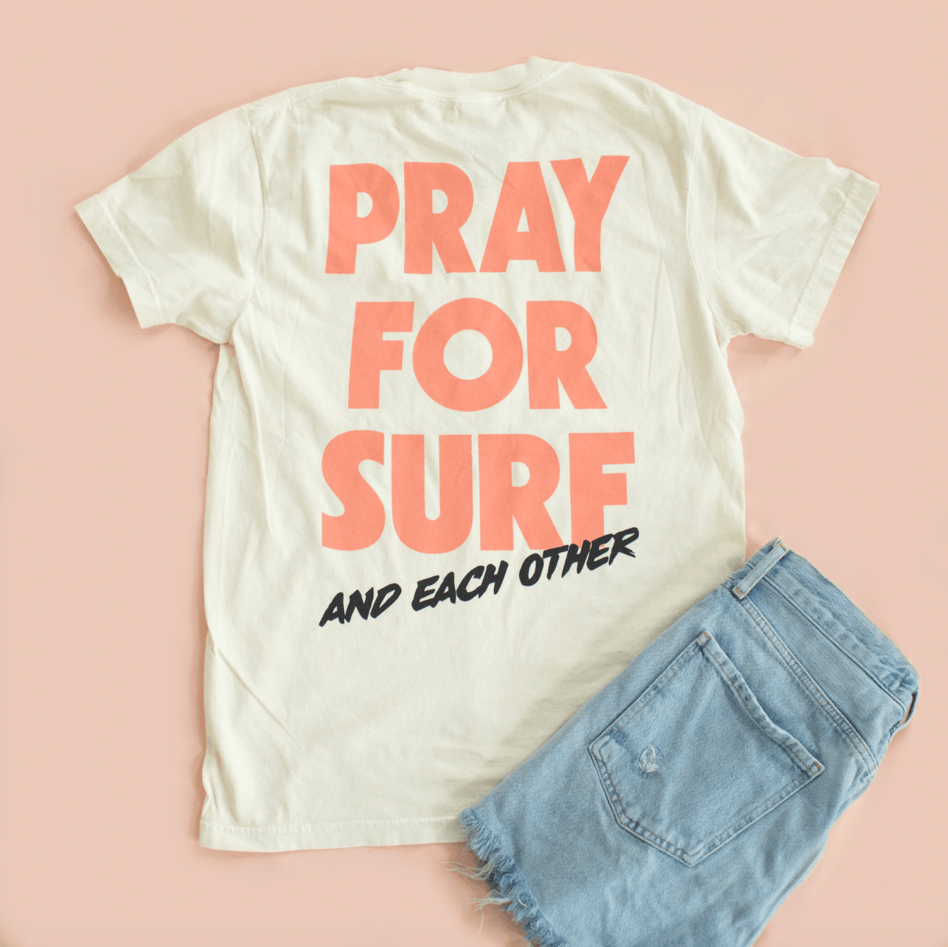 Pray for Surf Adult Tee - One Revolver Surfboards
