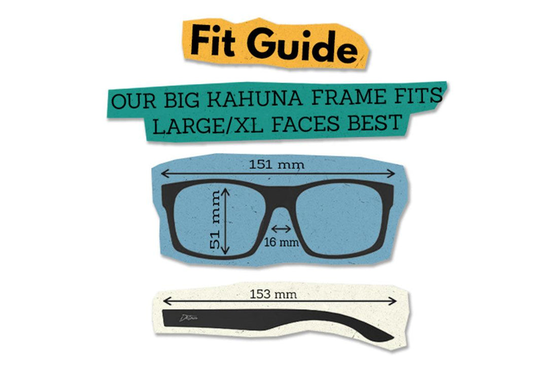 One Revolver Surfboards - Big Kahuna XL - Matte Black - Red Sunset Polarized Big Kahuna