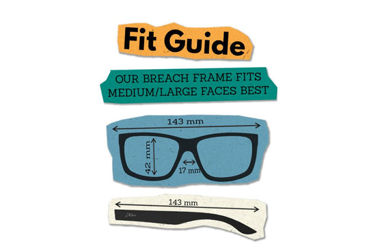 One Revolver Surfboards - Breach Bifocal Reader - Jet Black Polarized Breach