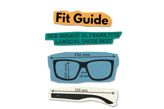 One Revolver Surfboards - Breach XL - Frosted Gray - Deep Blue Polarized ANSI Z87+ Breach XL