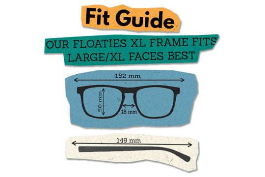 One Revolver Surfboards - Floaties XL - Matte Black - Purple Lens Polarized Floaties XL