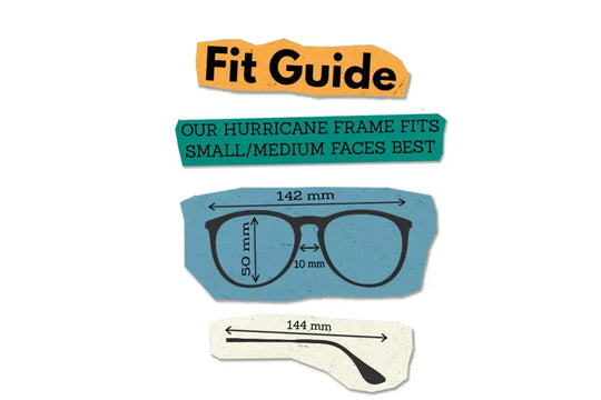 One Revolver Surfboards - Hurricane - Matte Black - Sky Blue Polarized Hurricane