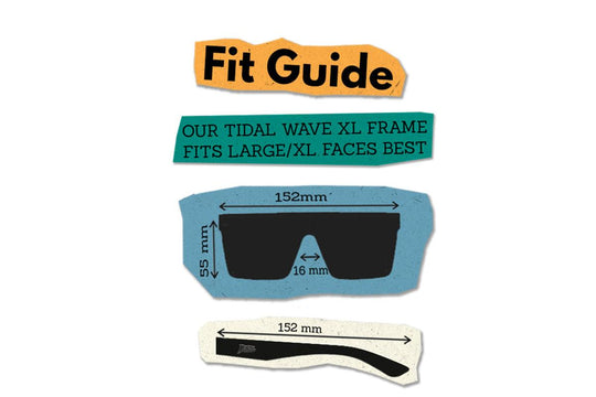 One Revolver Surfboards - Tidal Wave XL - Matte Black - 24K Gold Lens Polarized Tidal Wave XL