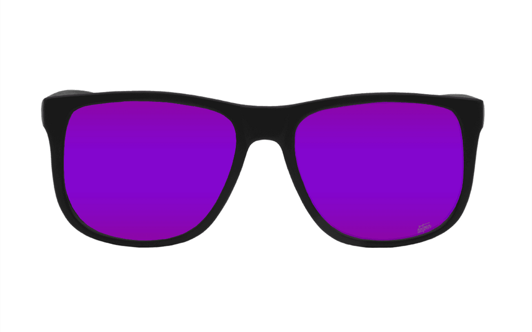 Eminence - Matte Black - Purple Polarized Lens - One Revolver Surfboards