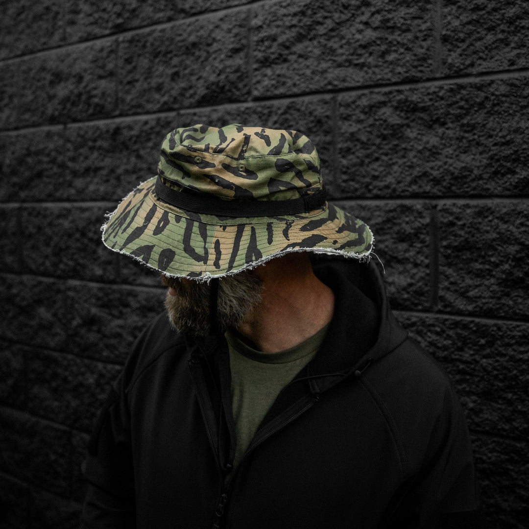 One Revolver Surfboards - Distressed Ripstop Mid-Profile Tactical Boonie Hat HEADWEAR