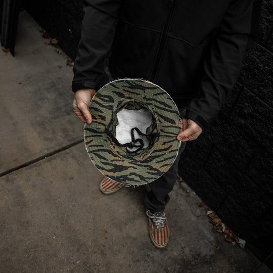 One Revolver Surfboards - Distressed Ripstop Mid-Profile Tactical Boonie Hat HEADWEAR