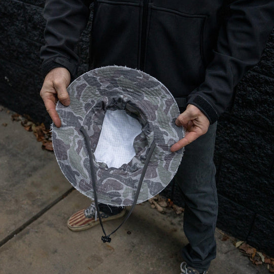 One Revolver Surfboards - Distressed Ripstop Mid-Profile Tactical Boonie Hat HEADWEAR