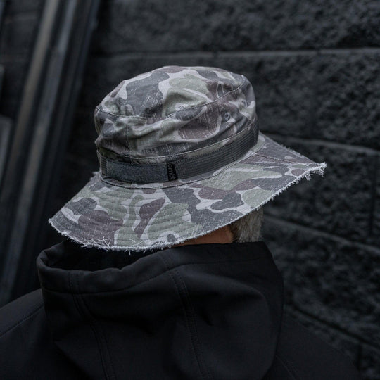 One Revolver Surfboards - Distressed Ripstop Mid-Profile Tactical Boonie Hat HEADWEAR