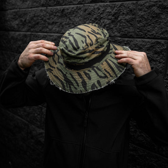 One Revolver Surfboards - Distressed Ripstop Mid-Profile Tactical Boonie Hat HEADWEAR