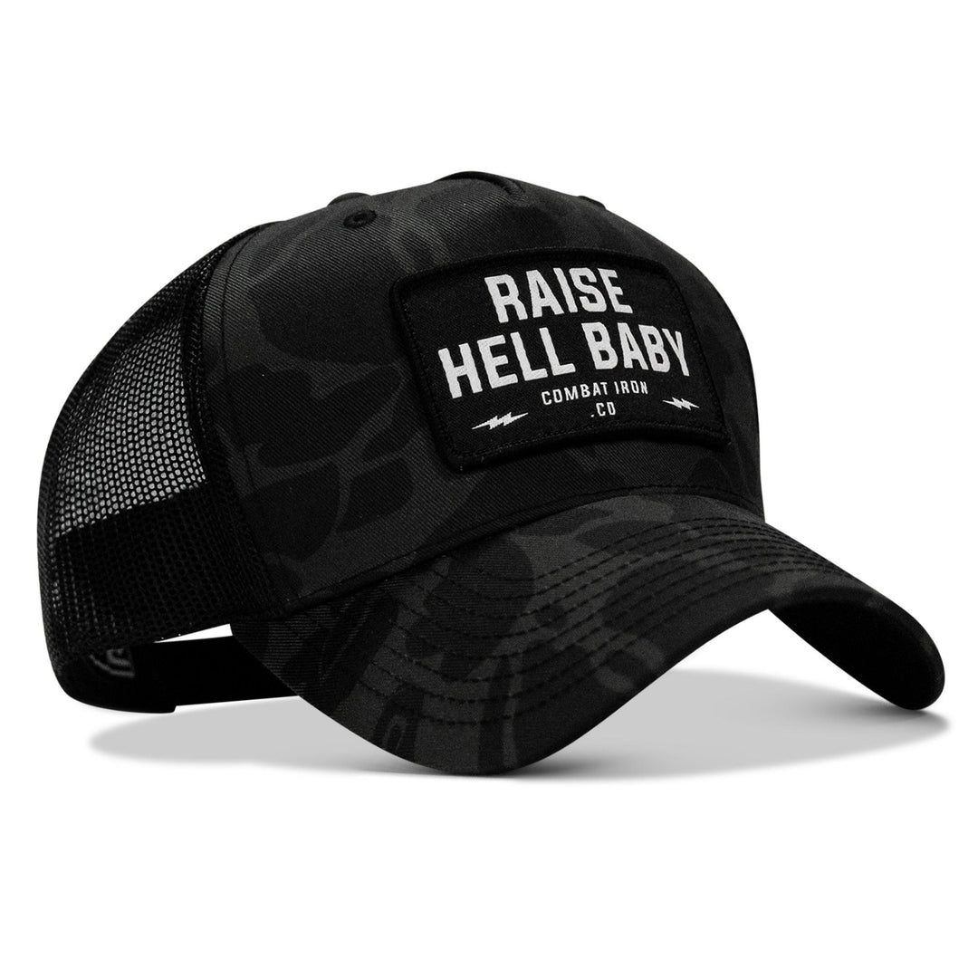 One Revolver Surfboards - Raise Hell Baby Patch Snapback Hat HEADWEAR