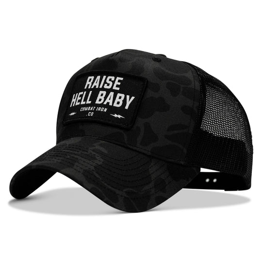 One Revolver Surfboards - Raise Hell Baby Patch Snapback Hat HEADWEAR