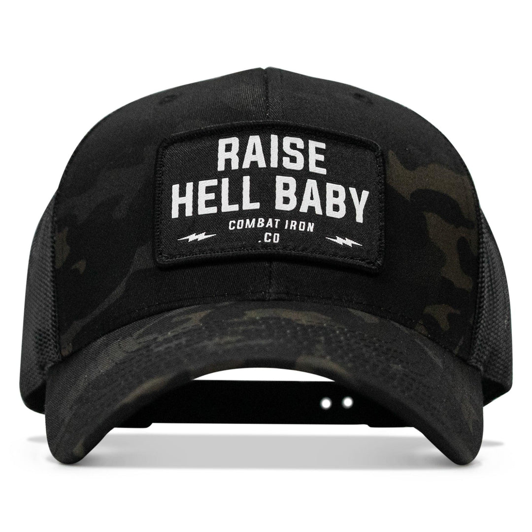 One Revolver Surfboards - Raise Hell Baby Patch Snapback Hat HEADWEAR
