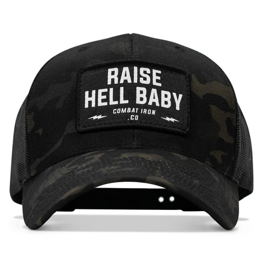 One Revolver Surfboards - Raise Hell Baby Patch Snapback Hat HEADWEAR