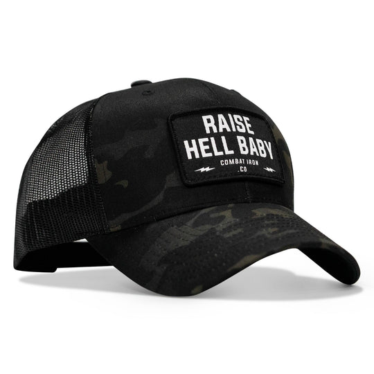 One Revolver Surfboards - Raise Hell Baby Patch Snapback Hat HEADWEAR