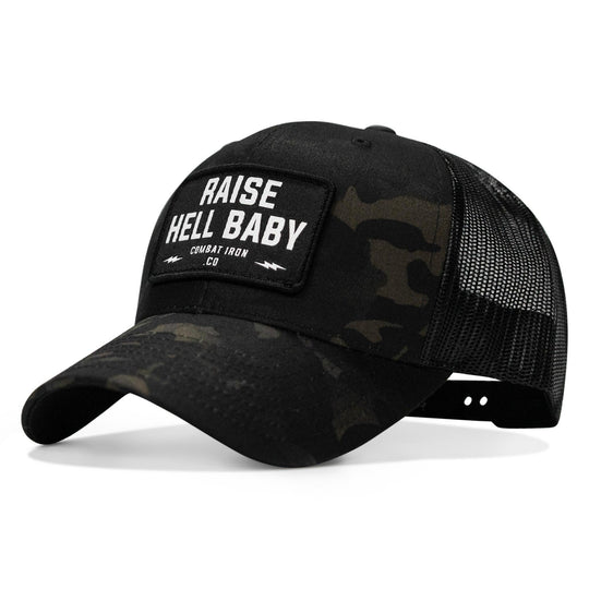 One Revolver Surfboards - Raise Hell Baby Patch Snapback Hat HEADWEAR