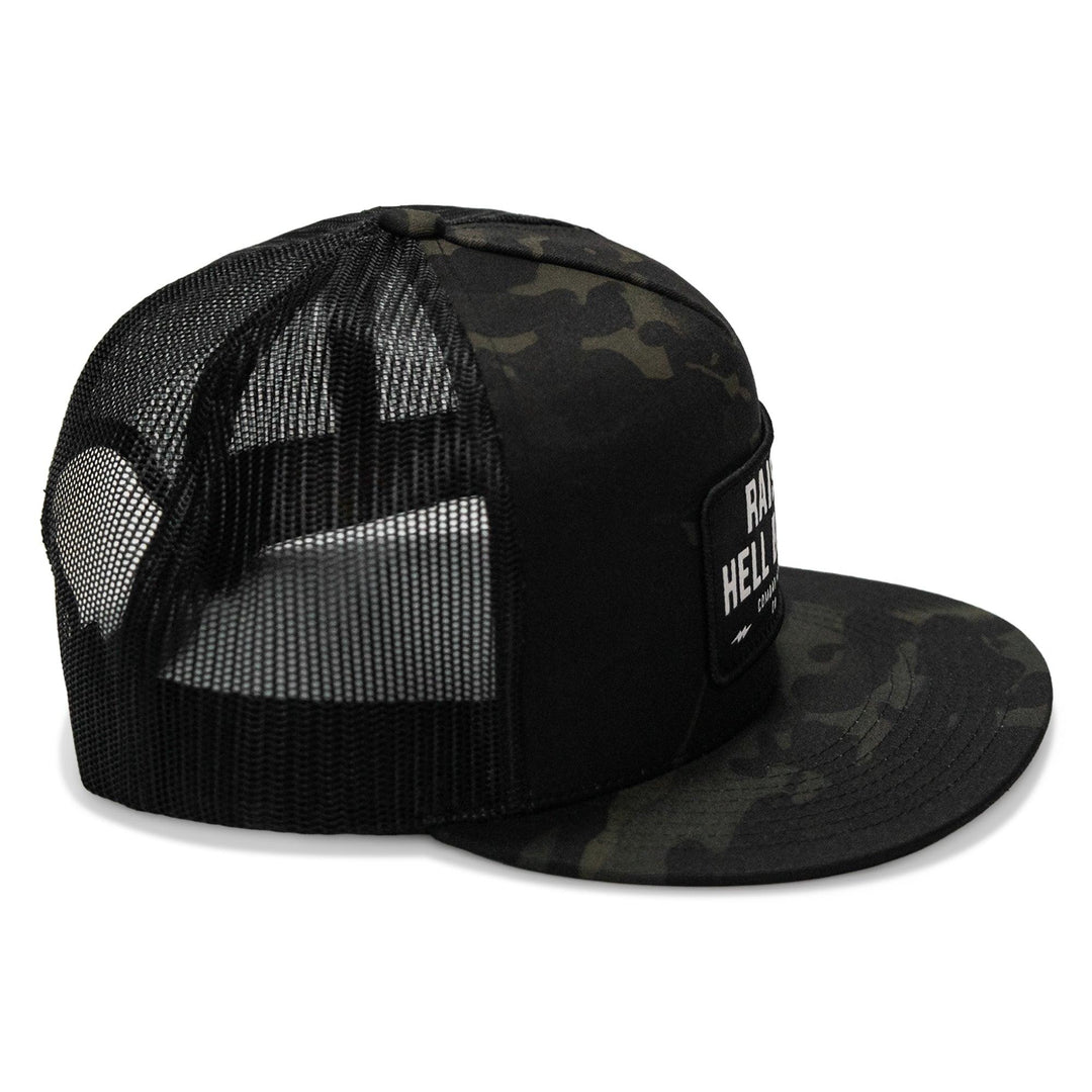 One Revolver Surfboards - Raise Hell Baby Patch. Flatbill Hat HEADWEAR
