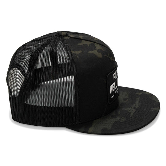 One Revolver Surfboards - Raise Hell Baby Patch. Flatbill Hat HEADWEAR